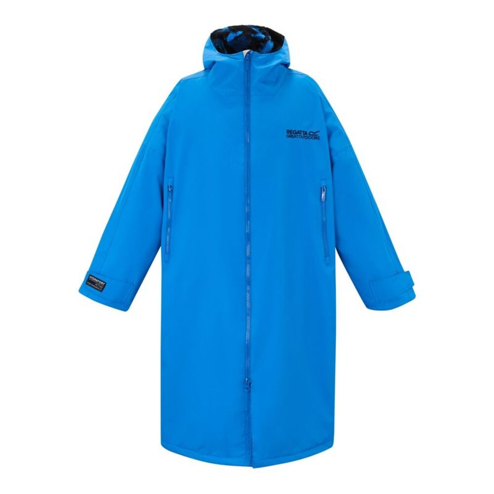 Regatta Unisex Adult Camo Waterproof Changing Robe / Sonic Blue
